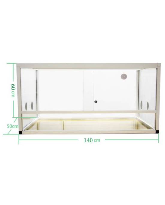 Reptiles Planet - Terrarium Elegance - White - 140x50x60 cm