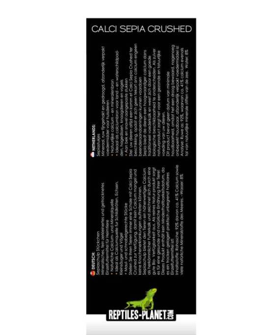 Reptiles Planet - Calci Sepia Crushed - Os de Seiche broyé - 100g