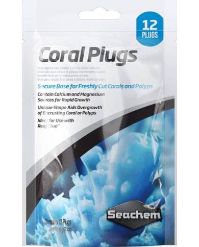 Seachem - Coral plugs - 12 pcs