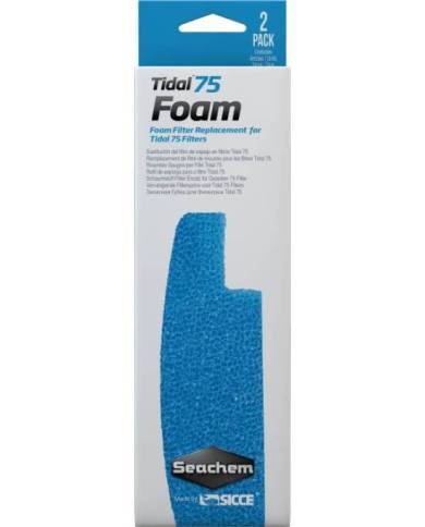 Seachem - Mousse pour filtre Tidal 75 - 2 pcs