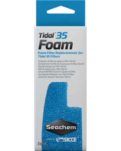 Seachem - Mousse pour filtre Tidal 35 - 2 pcs
