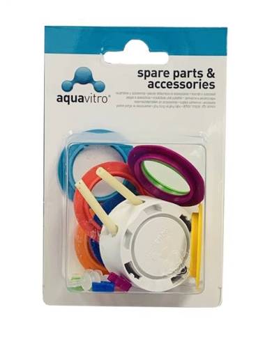 *SC** AQUAVITRO sentia doser Pump Head Repl, Colored Rings and Clips 