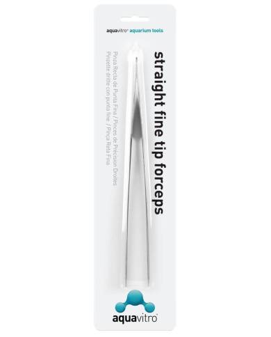 Aquavitro - Straight Fine Tip Forceps - Pince fine droite - 25 cm