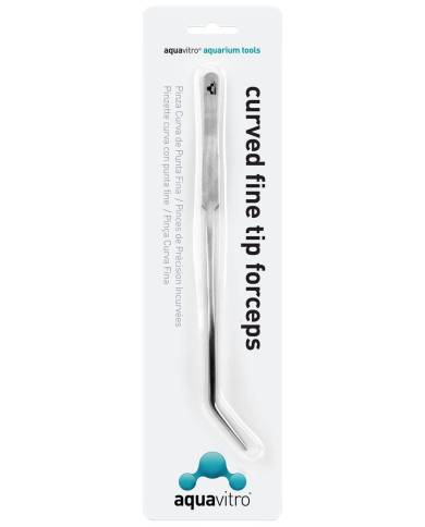 AQUAVITRO Curved Fine Tip Forceps - Pince de Précision incurvé 25cm