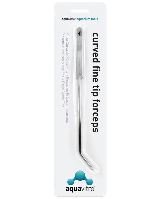 Aquavitro - Curved Fine Tip Forceps - Pince fine incurvée - 25 cm
