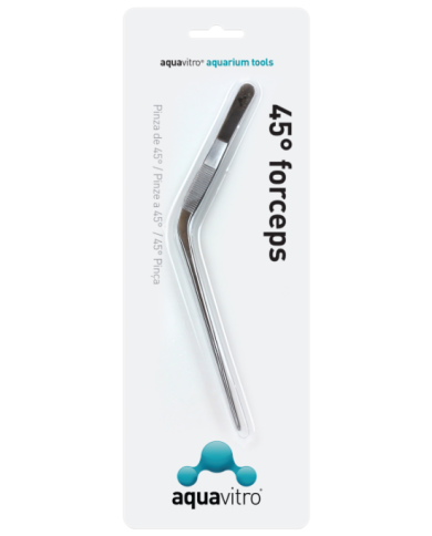 Aquavitro - 45° Forceps - Pince fine 45° - 20 cm