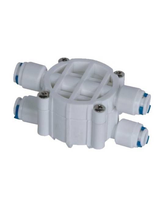 AVT - Vanne 4 voies pour tuyau Ø 1/4''