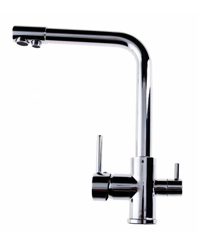 Robinet luxe triple (eau chaude froide osmosée)