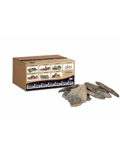 Aquavie - Assortiment de pierres - Grise - Ardoise - Knife - 7kg