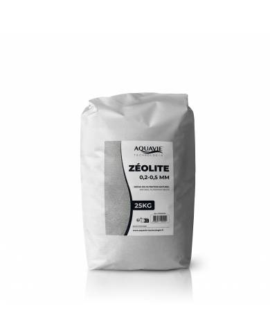 Aquavie - Zéolithe - 0,2 à 0,5 mm - 25Kg