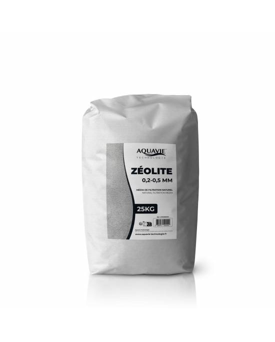 Aquavie - Zéolithe - 0,2 à 0,5 mm - 25Kg