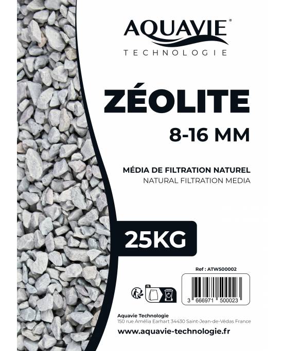 Aquavie - Zéolithe - 8 à 16 mm - 25Kg