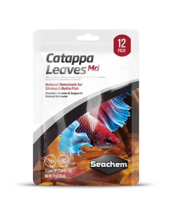 Seachem - Catappa Leaves Medium - 16-17cm - 12 pcs