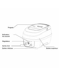 Aquavie - Compresseur Pro Air 6000 - 2x3000L/h