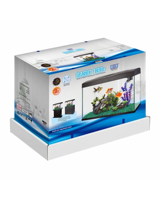AA Aquarium - Aquarium BASIC 130+ - Black - AA800